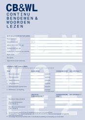 Continu Benoemen & Woorden Lezen | Scoreformulieren (inclusief digitale normeringen)
